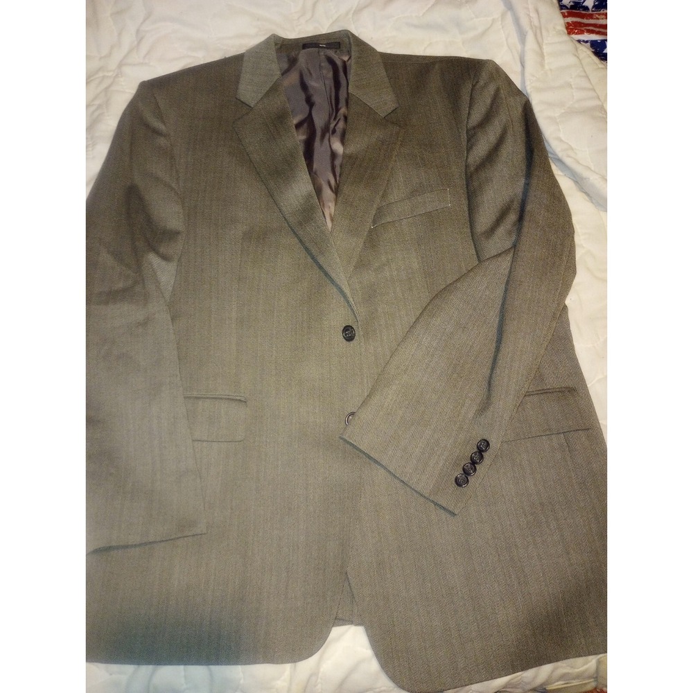 Lauren‎ Ralph Lauren Suit Jacket Grey,Brown 44R
